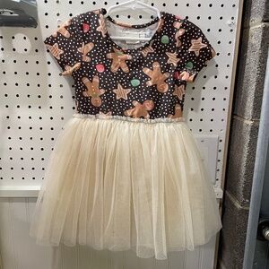 Taylor Joelle Gingerbread Tutu Holiday Dress size 3